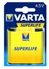 Varta Superlife 4,5V lapos elem