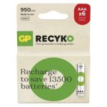 GP ReCyko NiMH Akkumulátor HR03 (AAA) 950mAh ( 6db /csomag)