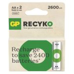 GP ReCyko NiMH Akkumulátor HR6 (AA) 2600mAh (2db/ csomag)